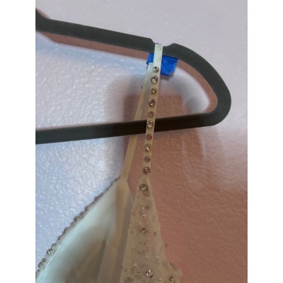 Mac Duggal White Sequin Gown - Picture 7 of 11